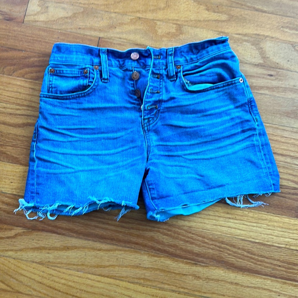 Madewell High Rise Denim Shorts